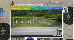 Desktop Screenshot of precisiondefensetactics.com
