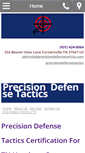 Mobile Screenshot of precisiondefensetactics.com
